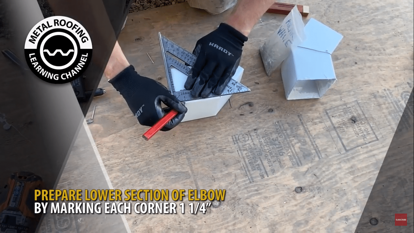 Prepare Lower Section Of Elbow